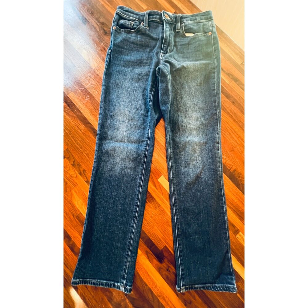 Universal Thread High Rise Slim Straight Jeans Women's Size 4/27R Dark Wash